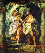 Peter Paul Rubens The Prophet Elijah Receiving Bread and Water from an Angel oil painting artist
